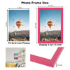 Picture of JCJMY 6x12 Picture Frame Pink for Wall Hanging or Tabletop- Wall Mounting Horizontally or Vertically, 6 x 12 Wall Gallery Poster Photo Frame for 6 by 12 Photos, Pink