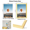 Picture of JCJMY 6x12 Picture Frame Gold for Wall Hanging, Wall Mounting Horizontally or Vertically, 6 x 12 Wall Gallery Poster Photo Frame with Shatter Resistant Plexiglass, Gold