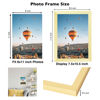 Picture of JCJMY 8x11 Picture Frame Gold for Wall Hanging or Tabletop- Wall Mounting Horizontally or Vertically, 8 x 11 Wall Gallery Poster Photo Frame for 8 by 11 Photos, Gold