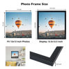 Picture of JCJMY 13x13 Picture Frame Black for Wall Hanging, Wall Mounting Horizontally or Vertically, 13 x 13 Square Wall Gallery Poster Photo Frame with Shatter Resistant Plexiglass, Black