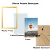 Picture of JCJMY 9x11 Picture Frame Gold for Wall Hanging or Tabletop, Wall Mounting Horizontally or Vertically, 9 x 11 Wall Gallery Poster Photo Frame with Durable Shatter Resistant Plexiglass,Gold