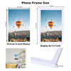 Picture of JCJMY 8.5x14 Picture Frame White for Wall Hanging, Wall Mounting Horizontally or Vertically, 8.5 x 14 Wall Gallery Poster Photo Frame with Shatter Resistant Plexiglass, White
