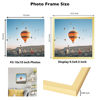 Picture of JCJMY 10x10 Picture Frame Gold for Wall Hanging, Wall Mounting Horizontally or Vertically, 10 x 10 Square Wall Gallery Poster Photo Frame with Durable Shatter Resistant Plexiglass, Gold