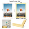 Picture of JCJMY 7x11 Picture Frame Gold for Wall Hanging or Tabletop- Wall Mounting Horizontally or Vertically, 7 x 11 Wall Gallery Poster Photo Frame for 7 by 11 Photos, Gold
