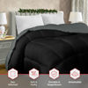 Picture of Utopia Bedding Comforter Duvet Insert, Quilted Comforter with Corner Tabs, Box Stitched Down Alternative Comforter Queen (Black/Grey)
