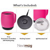 Picture of Nextmug - Temperature-Controlled, Self-Heating Coffee Mug (True Pink - 14 oz.)