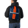 Picture of FOCO Denver Broncos NFL Team Stripe Wordmark Drawstring Backpack