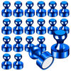 Picture of LOVIMAG Fridge Magnets, 20 Pack Refrigerator Magnets Blue Strong Magnets for Whiteboard, Small Neodymium Magnets for Fridge, Ideal for Lockers, Kitchen, Office, Map,Home Decorative
