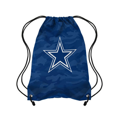 Picture of FOCO Dallas Cowboys NFL Big Logo Camo Drawstring Backpack