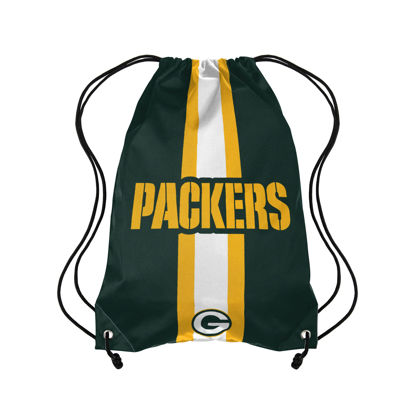Picture of FOCO Green Bay Packers NFL Team Stripe Wordmark Drawstring Backpack