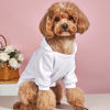 Picture of Jecikelon Winter Dog Hoodie Sweatshirts with Pockets Warm Dog Clothes for Small Dogs Chihuahua Coat Clothing Puppy Cat Custume (White, Large)