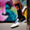Picture of For Bare Feet NFL CINCINNATI BENGALS MVP Crew Sock Team Color Large