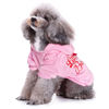 Picture of Jecikelon Winter Dog Hoodie Sweatshirts Warm Dog Clothes for Small Dogs Chihuahua Coat Clothing Puppy Cat Custume (X-Small, Y01-Pink)