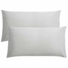 Picture of FLXXIE 2 Pack Microfiber King Pillow Cases, 1800 Super Soft Pillowcases with Envelope Closure, Wrinkle, Fade and Stain Resistant Pillow Covers, 20"x36", Light Grey