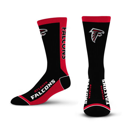 Picture of For Bare Feet NFL ATLANTA FALCONS MVP Crew Sock Team Color Large