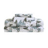 Picture of Eddie Bauer - Twin Sheets, Cotton Flannel Bedding Set, Brushed for Extra Softness, Cozy Home Decor, Oeko-Tex Certified (Snowy Pine Trees Green, Twin)