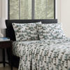 Picture of Eddie Bauer - Twin Sheets, Cotton Flannel Bedding Set, Brushed for Extra Softness, Cozy Home Decor, Oeko-Tex Certified (Snowy Pine Trees Green, Twin)