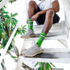 Picture of For Bare Feet NFL Youth 4 Stripe Deuce Crew Sock, Seattle Seahawks, One Size