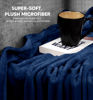 Picture of Utopia Bedding Fleece Blanket California King Size Navy 300GSM Luxury Fuzzy Soft Anti-Static Microfiber Bed Blanket (102x96 Inches)