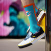 Picture of For Bare Feet NFL MIAMI DOLPHINS MVP Crew Sock Team Color Large