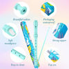 Picture of Soprano Recorder Instrument for Kids Beginners Student German Fingering C Key Recorder Instrument 3 Piece with Cleaning Rod and Bag Fingering Chart(Lake Green)