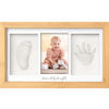 Picture of Baby Hand and Footprint Kit - Baby Footprint Kit, Newborn Keepsake Frame, Baby Handprint Kit, Personalized Baby Gifts, Nursery Decor, Baby Shower Gifts for Girls Boys (Bamboo)
