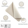 Picture of MicoYang Silicone Dish Drying Mat for Multiple Usage,Easy clean,Eco-friendly,Heat-resistant Silicone Mat for Kitchen Counter or Sink,Refrigerator or Drawer liner Tapioca L 16 inches x 12 inches