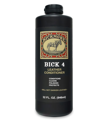 Picture of Bickmore Bick 4 Leather Conditioner 32 Fl Oz - Best Since 1882 - Leather Cleaner & Conditioner - Restore Polish & Protect All Smooth Finished Leathers