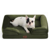 Picture of Bedsure Orthopedic Dog Bed for Medium Dogs - Waterproof Dog Sofa Beds Medium, Supportive Foam Pet Couch Bed with Removable Washable Cover, Waterproof Lining and Nonskid Bottom, Winter Moss