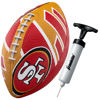 Picture of Franklin Sports NFL San Francisco 49ers Football - Youth Football - Mini 8.5" Rubber Football - Perfect for Kids - Team Logos and Colors!