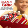 Picture of Franklin Sports NFL San Francisco 49ers Football - Youth Football - Mini 8.5" Rubber Football - Perfect for Kids - Team Logos and Colors!