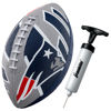 Picture of Franklin Sports NFL New England Patriots Football - Youth Football - Mini 8.5" Rubber Football - Perfect for Kids - Team Logos and Colors!