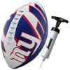 Picture of Franklin Sports NFL New York Giants Football - Youth Football - Mini 8.5" Rubber Football - Perfect for Kids - Team Logos and Colors!