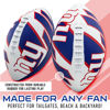 Picture of Franklin Sports NFL New York Giants Football - Youth Football - Mini 8.5" Rubber Football - Perfect for Kids - Team Logos and Colors!