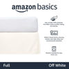 Picture of Amazon Basics - Lightweight Pleated Bed Skirt, Full, Off White, Solid