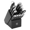 Picture of Henckels Statement 15-pc Kitchen Knife Set with Block, Chef Knife, Steak Knife set, Kitchen Knife Sharpener, Black, Stainless Steel