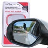 Picture of LivTee Blind Spot Mirror, Rectangle Shaped HD Glass Frameless Convex Rear View Mirror with wide angle Adjustable Stick for Cars SUV and Trucks, Pack of 2