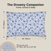 Picture of Toddler Pillow with Pillowcase - 13x18 My Little Dreamy Pillow, Organic Cotton Toddler Pillows for Sleeping, Kids Pillow, Travel Pillows, Mini Pillow, Nursery Pillow, Toddler Bed Pillow (Patrol)