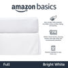 Picture of Amazon Basics Lightweight Pleated Bed Skirt, Full, Bright White, Solid
