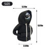 Picture of 2PCS Car Gear Shift Cover, Winter Warm Fashionable Hoodie Car Shift Knob, Auto Decor Interior Accessories Shift Knob for Car, SUV, Truck (Black&Orange)