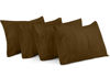 Picture of Utopia Bedding Standard Pillow Cases - 4 Pack - Envelope Closure - Soft Brushed Microfiber Fabric - Shrinkage and Fade Resistant Pillow Covers Standard Size 20 X 26 Inches (Standard, Mocha)