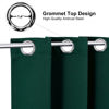 Picture of ChrisDowa Blackout Curtains 78 inches Long for Bedroom - 2 Panels Set Grommet Thermal Insulated Room Darkening Curtains for Living Room (Forest Green, 42 x 78 Inch)