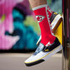 Picture of For Bare Feet NFL KANSAS CITY CHIEFS MVP Crew Sock Team Color Large