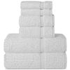 Picture of Chakir Turkish Linens Luxury Spa and Hotel Quality Premium Turkish Cotton 6-Piece Towel Set (2 x Bath Towels, 2 x Hand Towels, 2 x Washcloths)