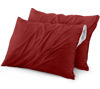 Picture of Utopia Bedding Waterproof Zippered Pillow Encasement (2 Pack) King Red - Bed Bug Proof Pillow Encasement 20 x 38 Inches