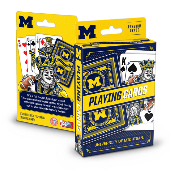 Picture of YouTheFan NCAA Michigan Wolverines Classic Series Playing Cards