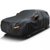 Picture of EzyShade 10-Layer SUV Car Cover Waterproof All Weather. See Vehicle Size-Chart for Accurate Fit. Outdoor Full Exterior Covers for Automobiles Heavy Duty Jeep Rav4 CRV. Black, Size S4 (See Size Chart)
