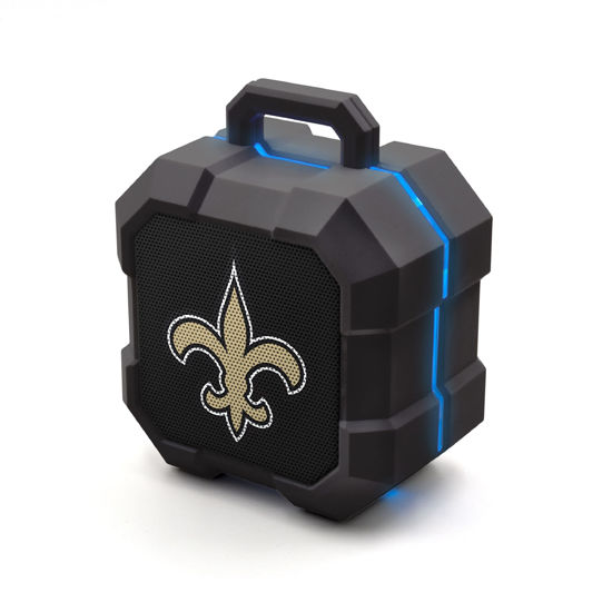 Picture of SOAR NFL Shockbox LED Wireless Bluetooth Speaker, New Orleans Saints
