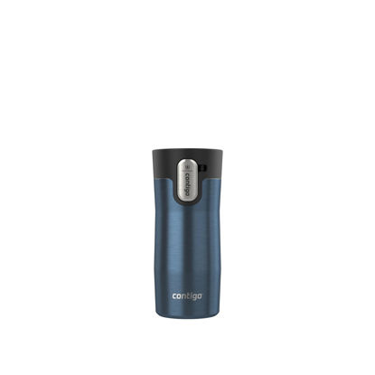 Picture of Contigo AUTOSEAL West Loop Vacuum-Insulated Stainless Steel Travel Mug with Easy-Clean Lid, 12 oz, Blueberry