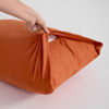 Picture of FLXXIE Microfiber Pillow Cases Standard Size, Soft Pillowcases with Envelope Closure, Wrinkle, Stain Resistant Pillow Covers, 20x26, Burnt Orange